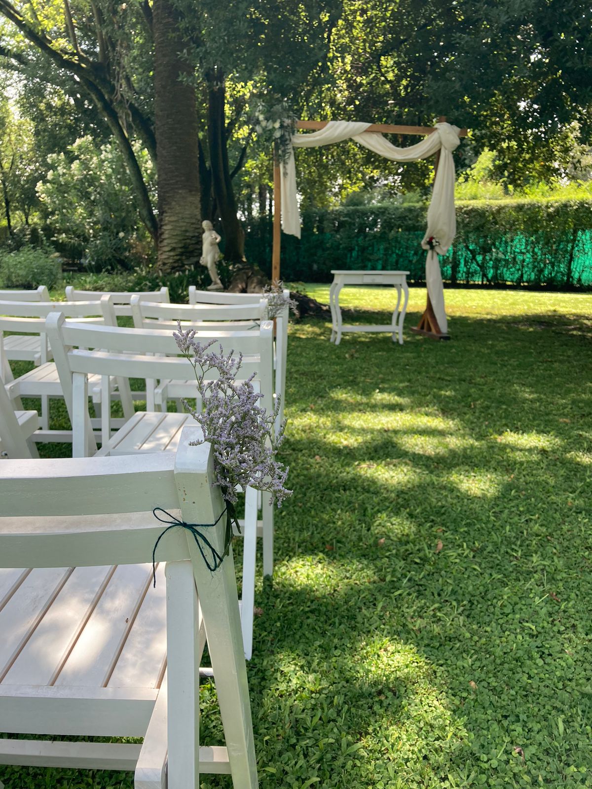 Ceremonia al aire libre